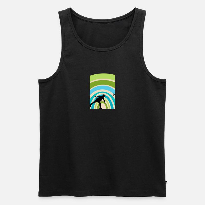 Axe Throwing Axtwerfer - Männer Premium Bio Tank Top - undefined