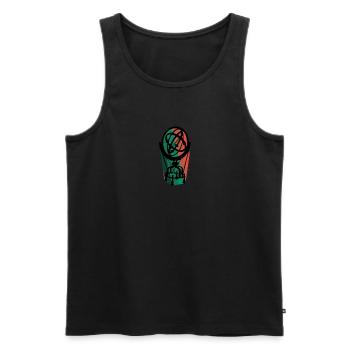 Astronomy Physik - Männer Premium Bio Tank Top - Schwarz - Vorne - Michal (187cm)