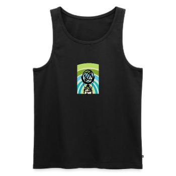 Astrophysics Celestial Body Physics - Men's Premium Organic Tank Top - black - Front - Michal (187cm)