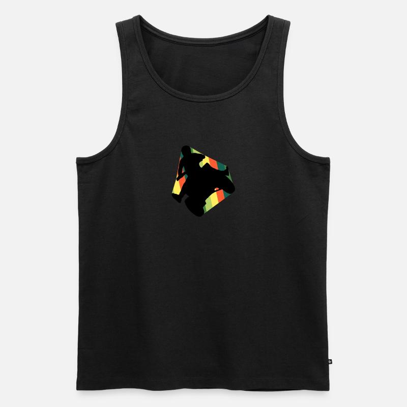 ATV ATV Quad - Männer Premium Bio Tank Top - Schwarz