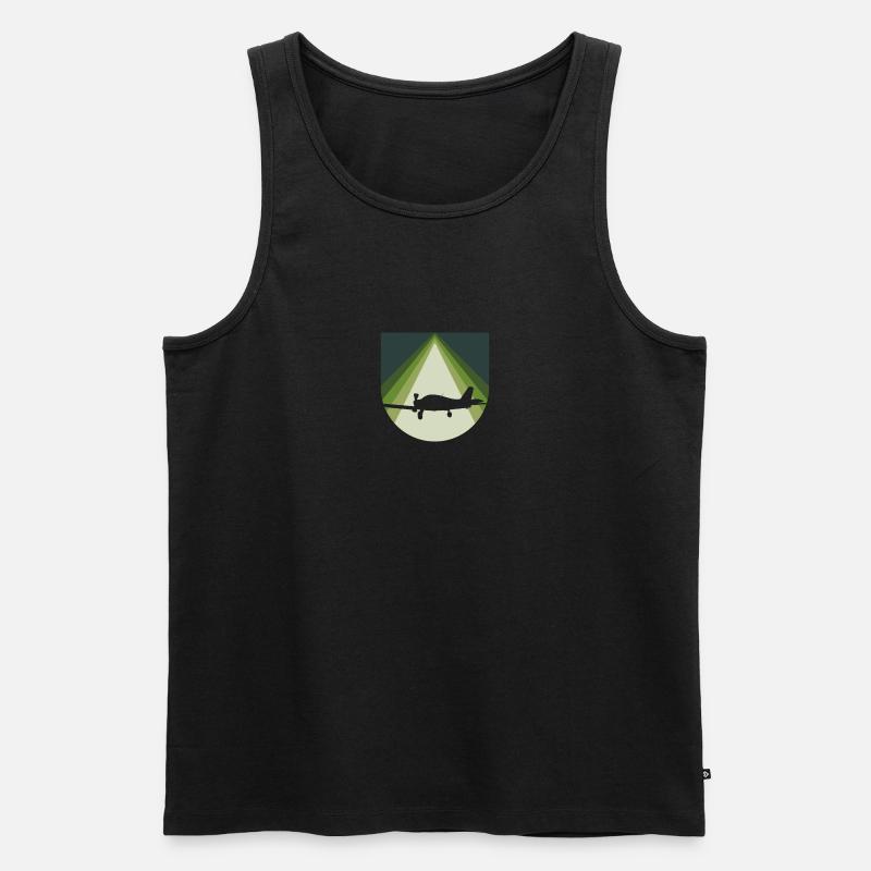 Luftfahrt Flieger Pilot - Männer Premium Bio Tank Top - undefined