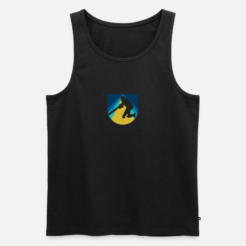 Pitcher Cricketteam - Männer Premium Bio Tank Top - undefined