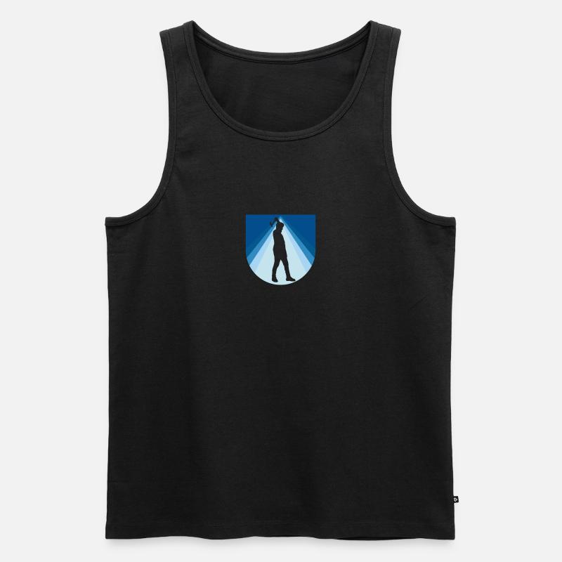 Axe Throwing Axtwerfen - Männer Premium Bio Tank Top - undefined