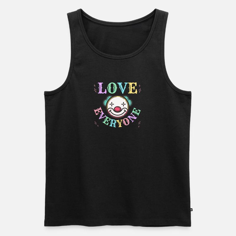 CLOWNCORE MERCH - Männer Premium Bio Tank Top - Schwarz
