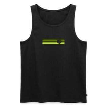 Cricket Cricketer Lancer - Débardeur bio Premium Homme - noir - Devant - Michal (187cm)