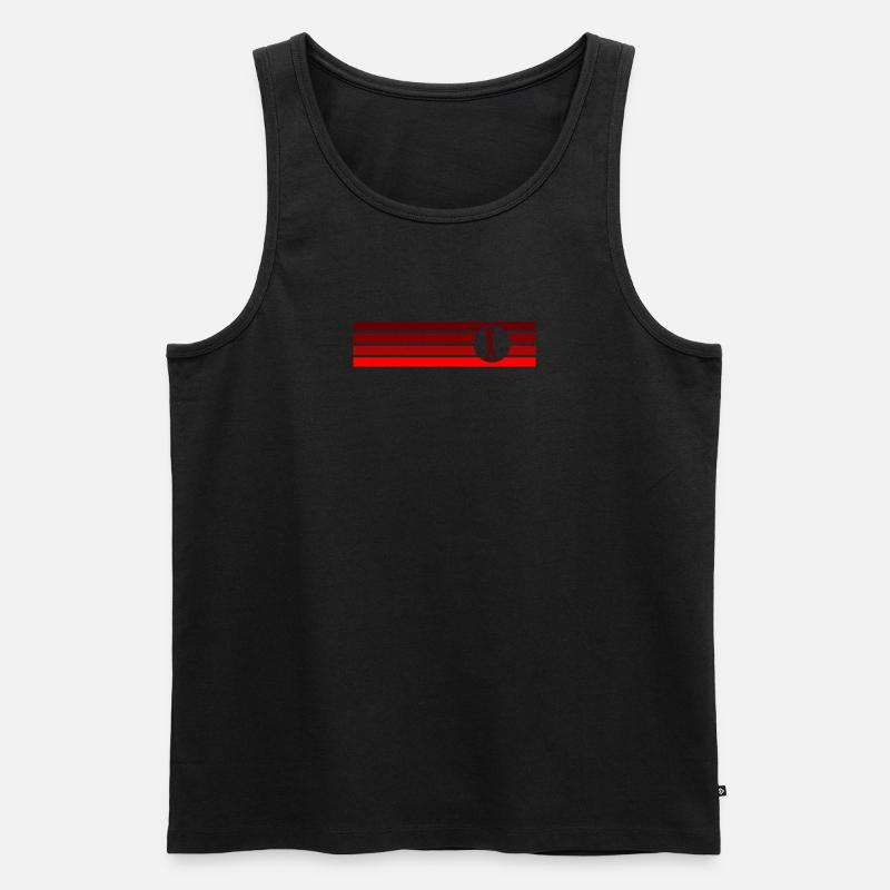 Axtwerfen Axt Axe Throwing - Männer Premium Bio Tank Top - Schwarz
