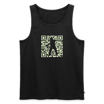 Cricket Pitcher Cricketmannschaft - Männer Premium Bio Tank Top - Schwarz - Vorne - Michal (187cm)
