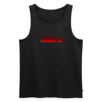 Dodgeball Ballsport Dodgeball - Männer Premium Bio Tank Top - Schwarz - Vorne - Michal (187cm)