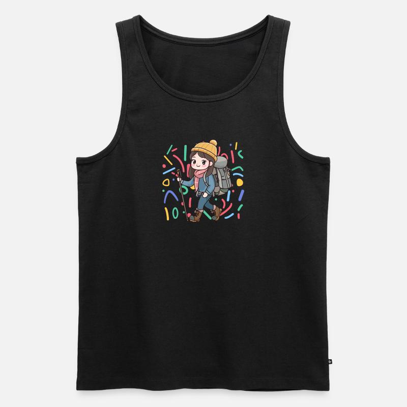 Wandern Wanderer - Männer Premium Bio Tank Top - undefined