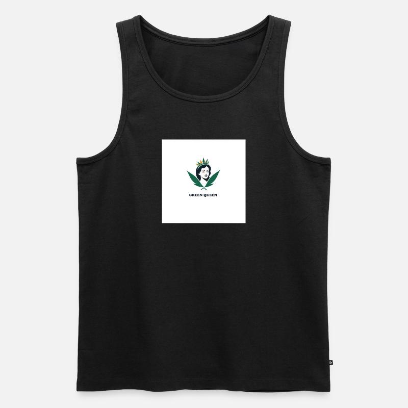Grün - Männer Premium Bio Tank Top - Schwarz