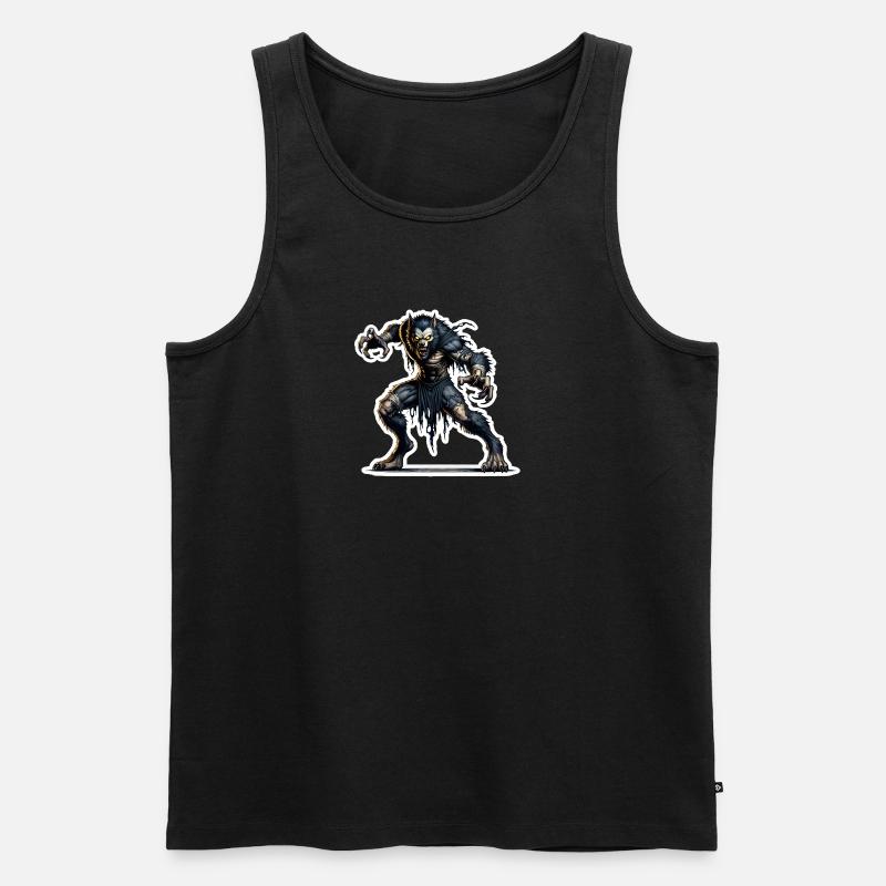 Werwolf - Männer Premium Bio Tank Top - undefined