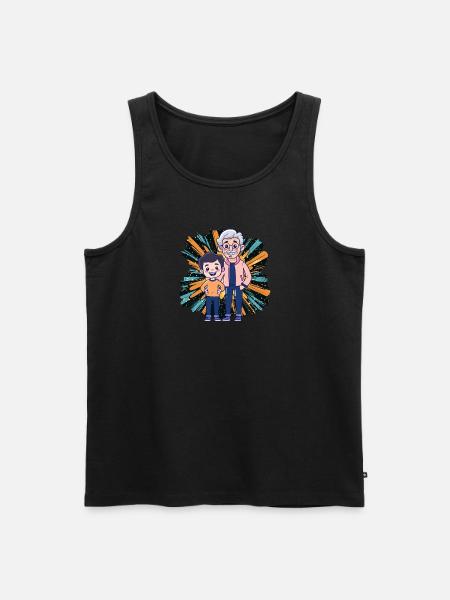 Opa Großeltern Großvater - Männer Premium Bio Tank Top - 