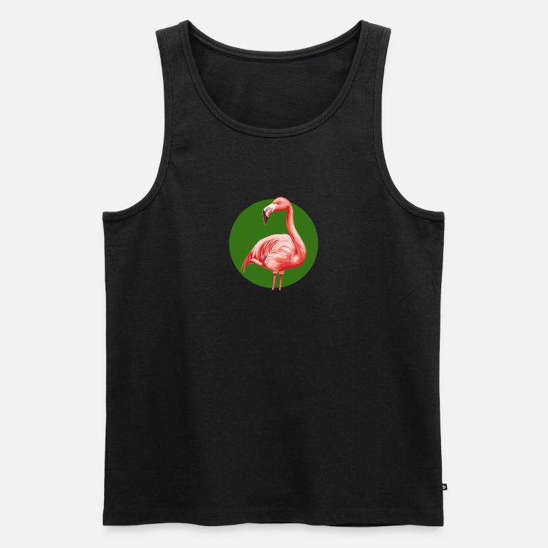 Flamingo Exotisch - Männer Premium Bio Tank Top - undefined