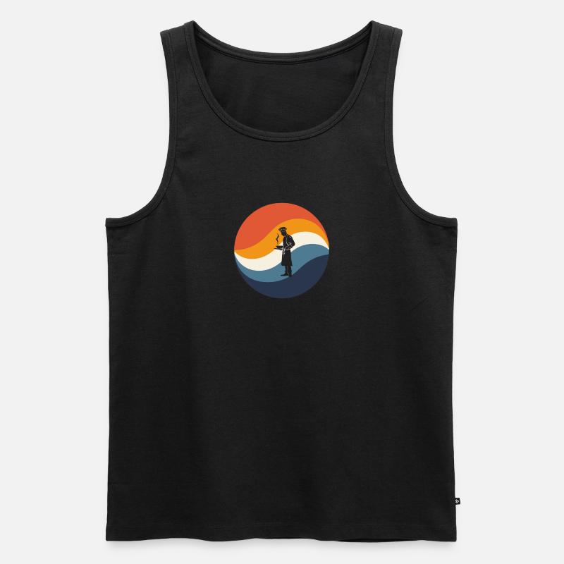 Kochen Kochkunst - Männer Premium Bio Tank Top - Schwarz