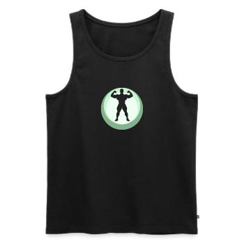 Wrestler Kampfsport Kämpfer - Männer Premium Bio Tank Top - Schwarz - Vorne - Michal (187cm)