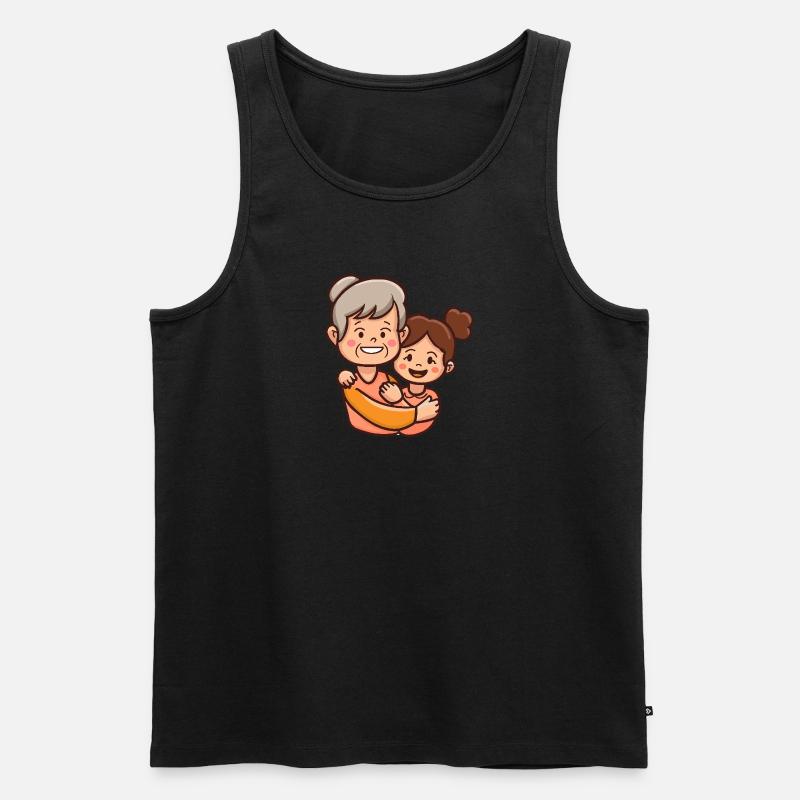 Oma Großmutter - Männer Premium Bio Tank Top - undefined