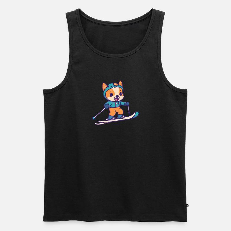 Ski Skiurlaub - Männer Premium Bio Tank Top - undefined