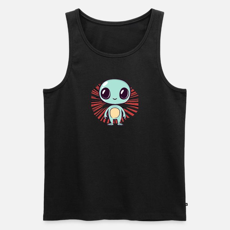 Alien Außerirdische Mars - Männer Premium Bio Tank Top - undefined