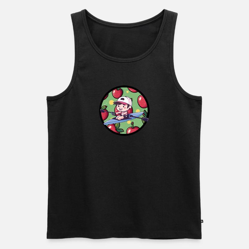 Kayak Ruderboot - Männer Premium Bio Tank Top - undefined