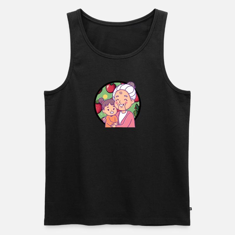 Oma Großmutter - Männer Premium Bio Tank Top - undefined