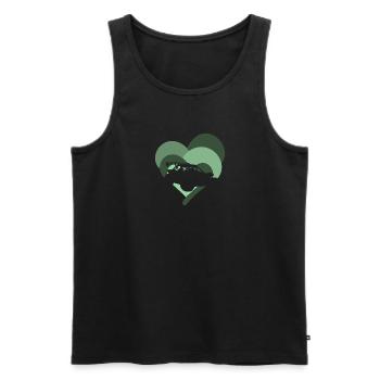 Autocross Renner Rennauto - Männer Premium Bio Tank Top - Schwarz - Vorne - Michal (187cm)