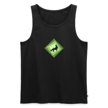 Fishing Fishing Rod Fisherman - Men's Premium Organic Tank Top - black - Front - Michal (187cm)