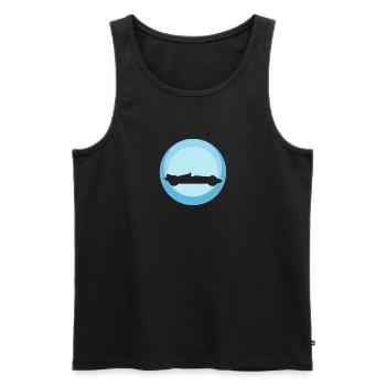 Driften Sportauto Tuning - Männer Premium Bio Tank Top - Schwarz - Vorne - AI Model Male 178 light (178cm)