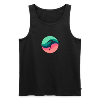 Mining Mining Miners - Men's Premium Organic Tank Top - black - Front - AI Model Male 178 light (178cm)