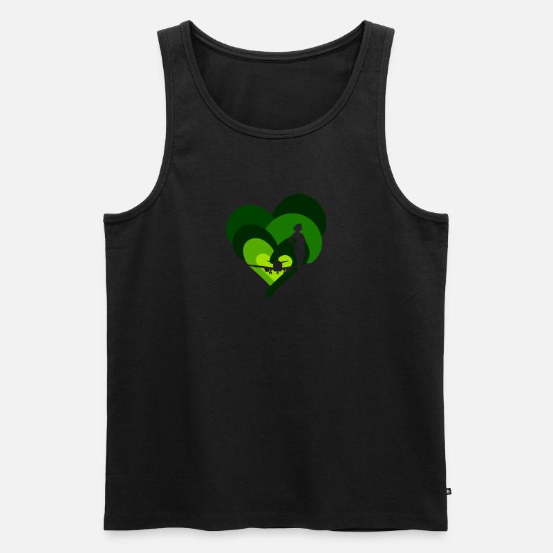 Flug - Männer Premium Bio Tank Top - undefined