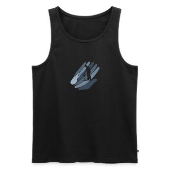 Gartenarbeit Blume Gartenbau - Männer Premium Bio Tank Top - Schwarz - Vorne - Michal (187cm)