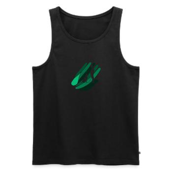 Dog Training Dog Educator - Men's Premium Organic Tank Top - black - Front - AI Model Male 178 light (178cm)
