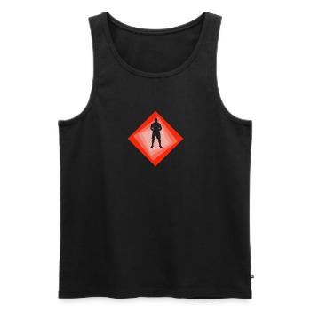 Mixed Martial Arts MMA - Men's Premium Organic Tank Top - black - Front - AI Model Male 178 light (178cm)
