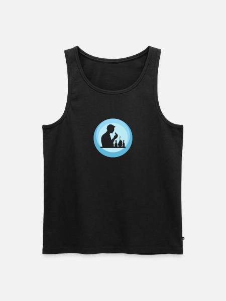 Chemie Labor Element - Männer Premium Bio Tank Top - Schwarz