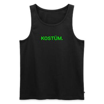 Die schnellste Verkleidung der Welt - Männer Premium Bio Tank Top - Schwarz - Vorne - AI Model Male 178 light (178cm)