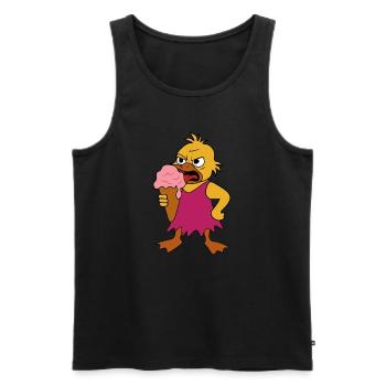 Evil - Men's Premium Organic Tank Top - black - Front - AI Model Male 178 light (178cm)