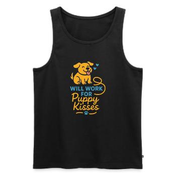 Adoptionstag-haustierrettungs-tierheim - Männer Premium Bio Tank Top - Schwarz - Vorne - Michal (187cm)