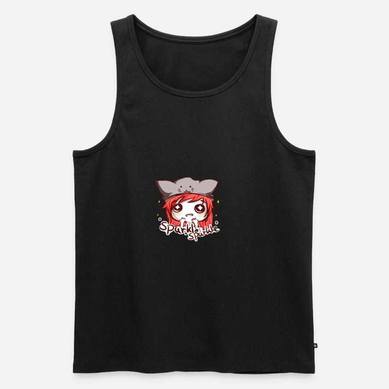 lucy sparkle - Männer Premium Bio Tank Top - Schwarz