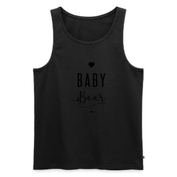 baby bear - Men's Premium Organic Tank Top - black - Front - Michal (187cm)