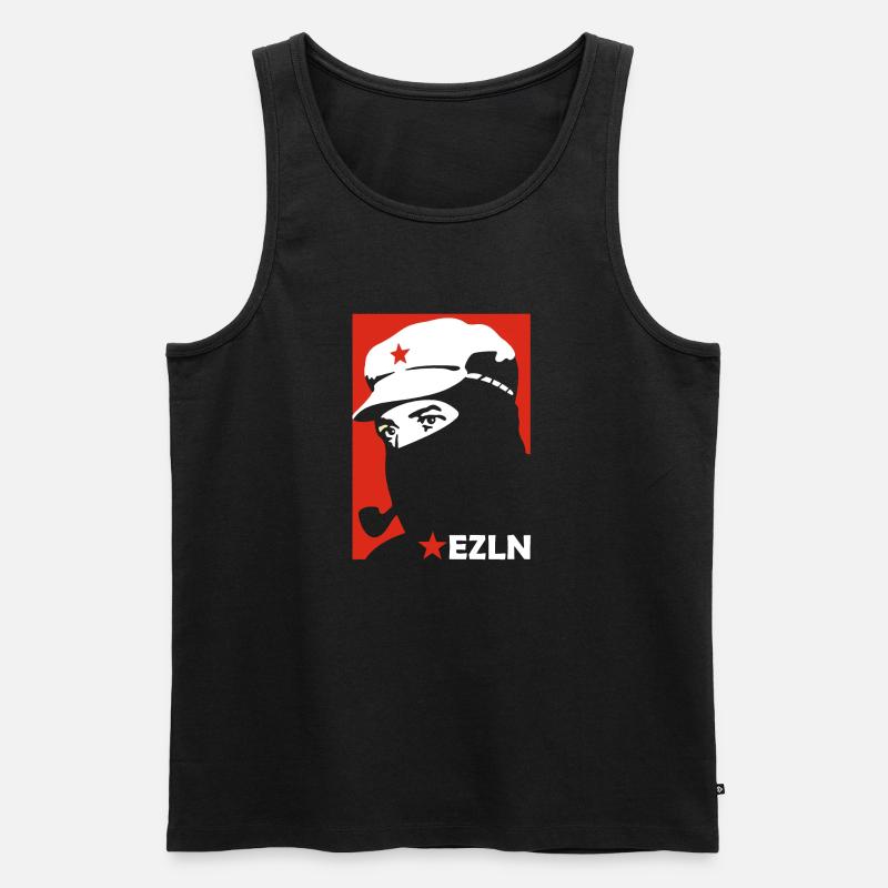 RAHMEN - Männer Premium Bio Tank Top - Schwarz