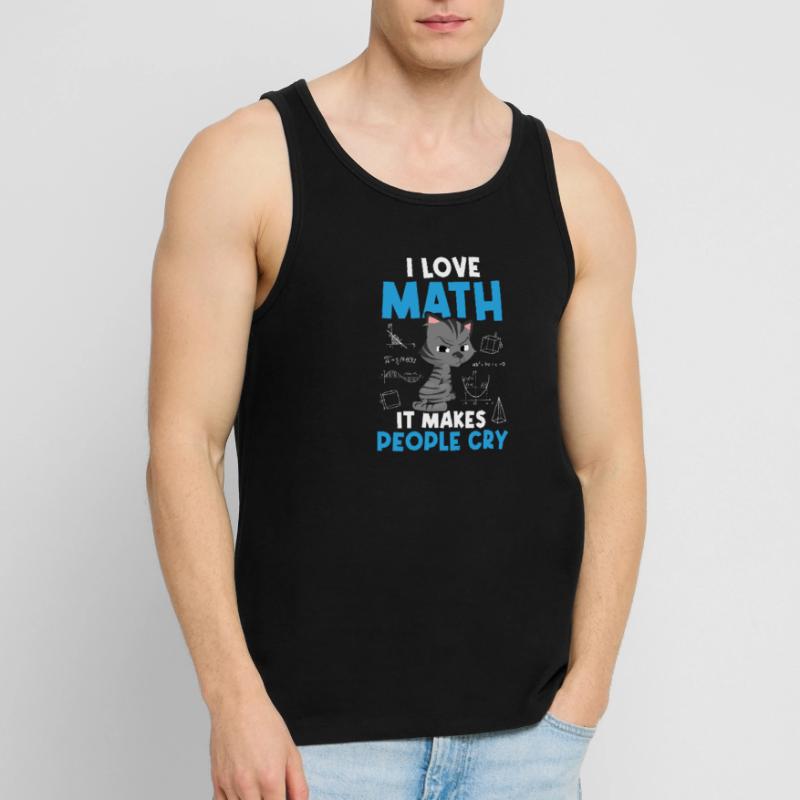 J’aime les maths Maths Maths Mathe maths Débardeur bio Premium Homme