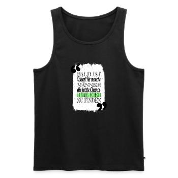 engelke bday geschenk witzig humor statement cool - Männer Premium Bio Tank Top - Schwarz - Vorne - Michal (187cm)
