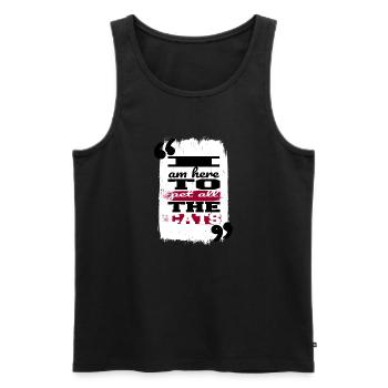 Animal House Cat Pet Lover Animals Anniversary - Men's Premium Organic Tank Top - black - Front - Michal (187cm)