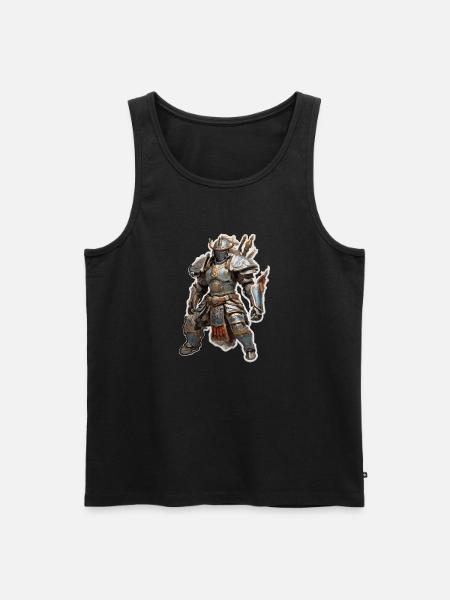 Knight Fantasy - Men's Premium Organic Tank Top - black
