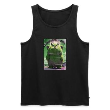 Halloween 7 - Männer Premium Bio Tank Top - Schwarz - Vorne - Michal (187cm)