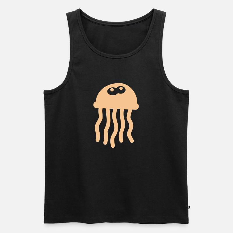 Qualli - Männer Premium Bio Tank Top - Schwarz