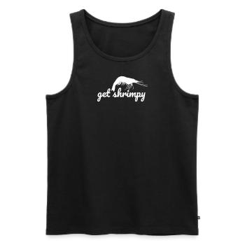 Get Shrimpy! - Männer Premium Bio Tank Top - Schwarz - Vorne - AI Model Male 178 light (178cm)
