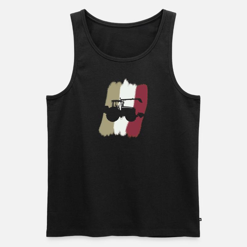 Bauer Mähdrescher - Männer Premium Bio Tank Top - undefined