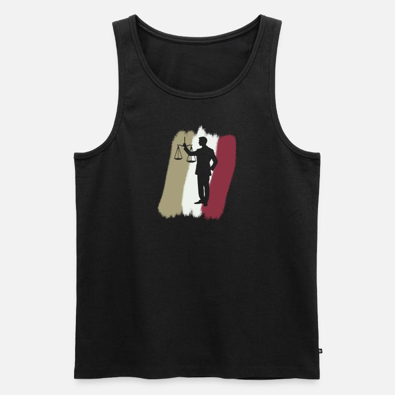 Anwalt Gericht - Männer Premium Bio Tank Top - undefined