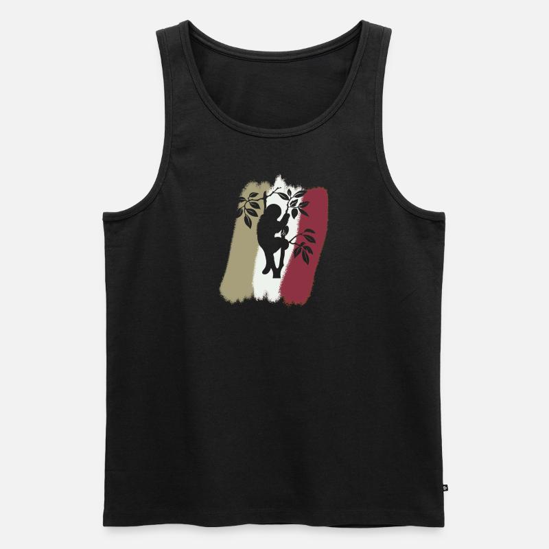 Faultier Rest Chill - Männer Premium Bio Tank Top - undefined