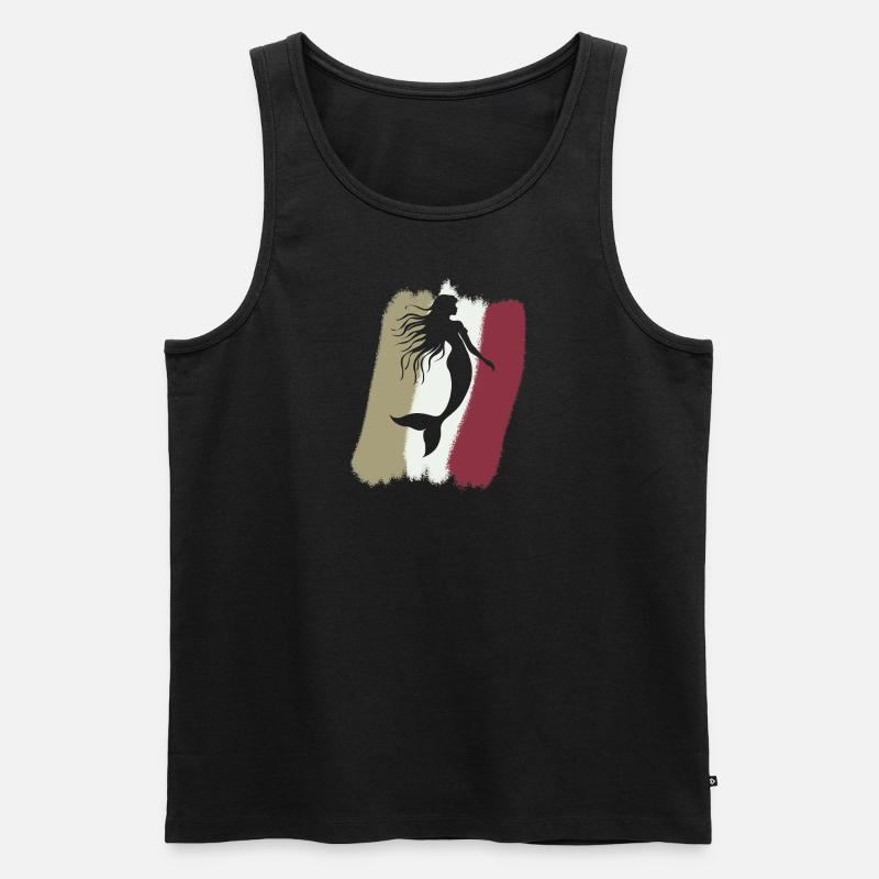 Mythical creature Neptune - Men's Premium Organic Tank Top - undefined